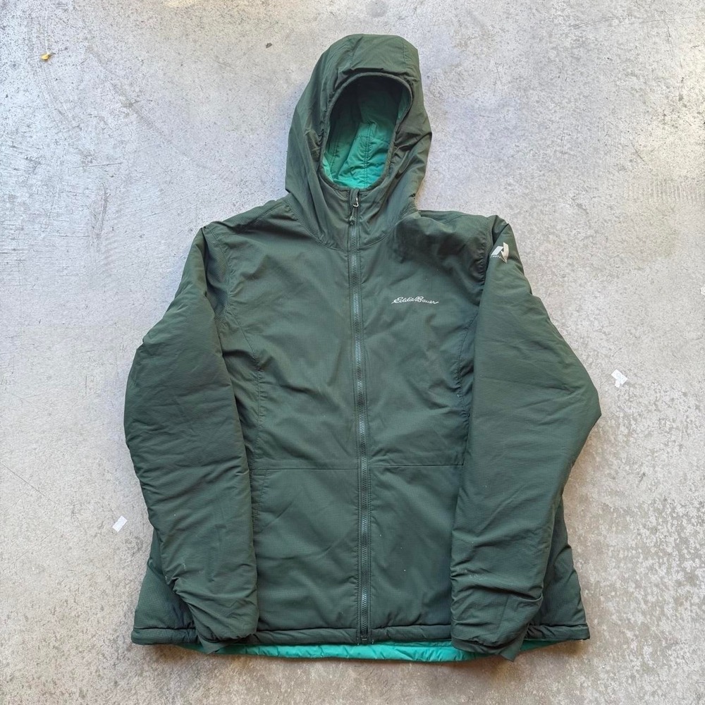 Eddie Bauer Reversible Prima Loft First Ascent WeatherEdge Jacket Puffer Womens
